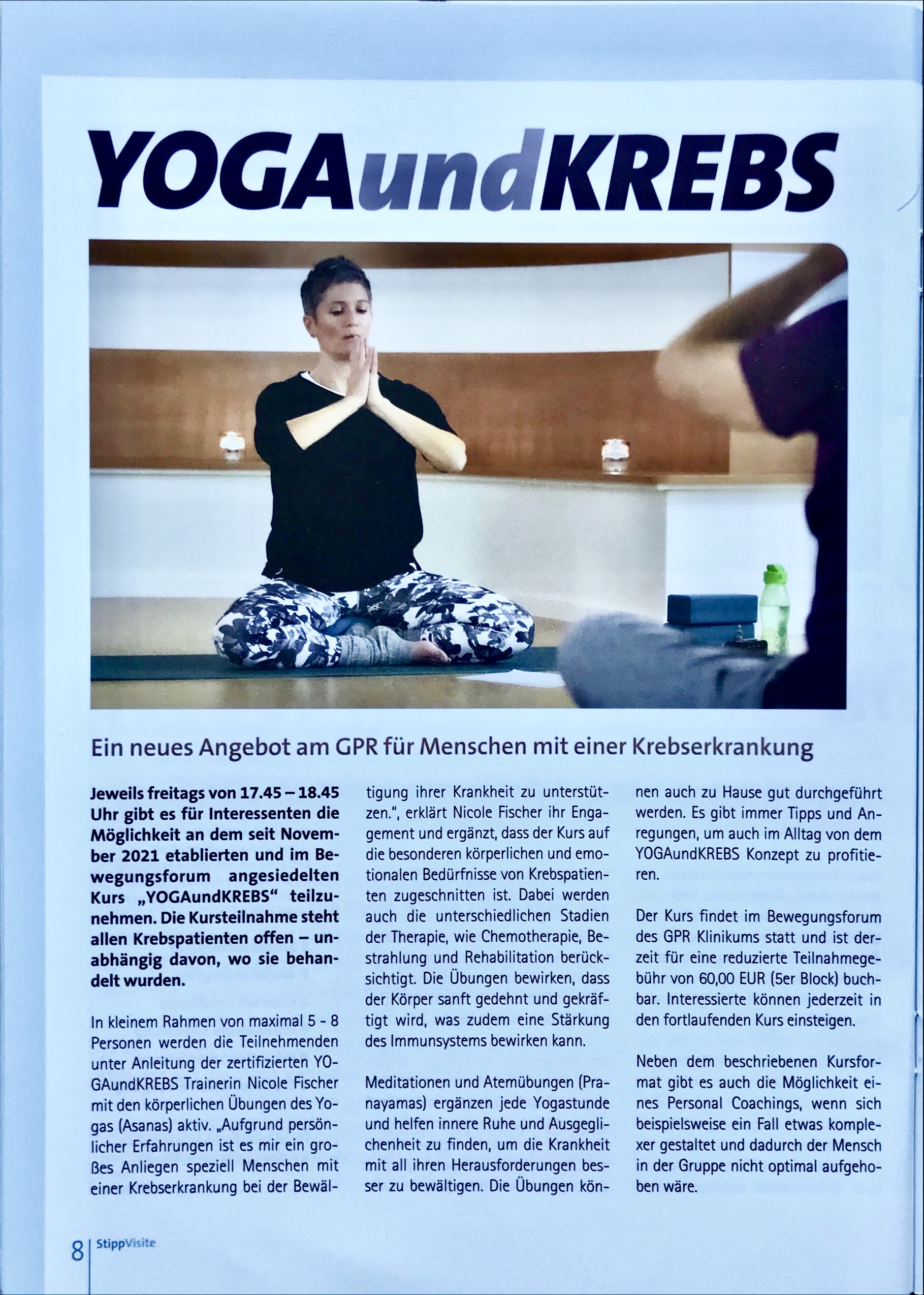 Nicole Fischer Atempause | Yoga und Krebs | Trauerbegleitung